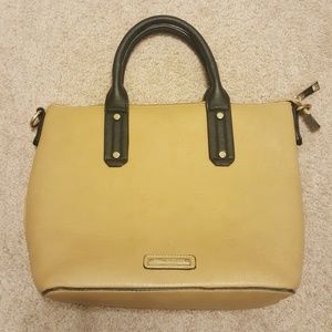 Nine West Tan with black trim handbag